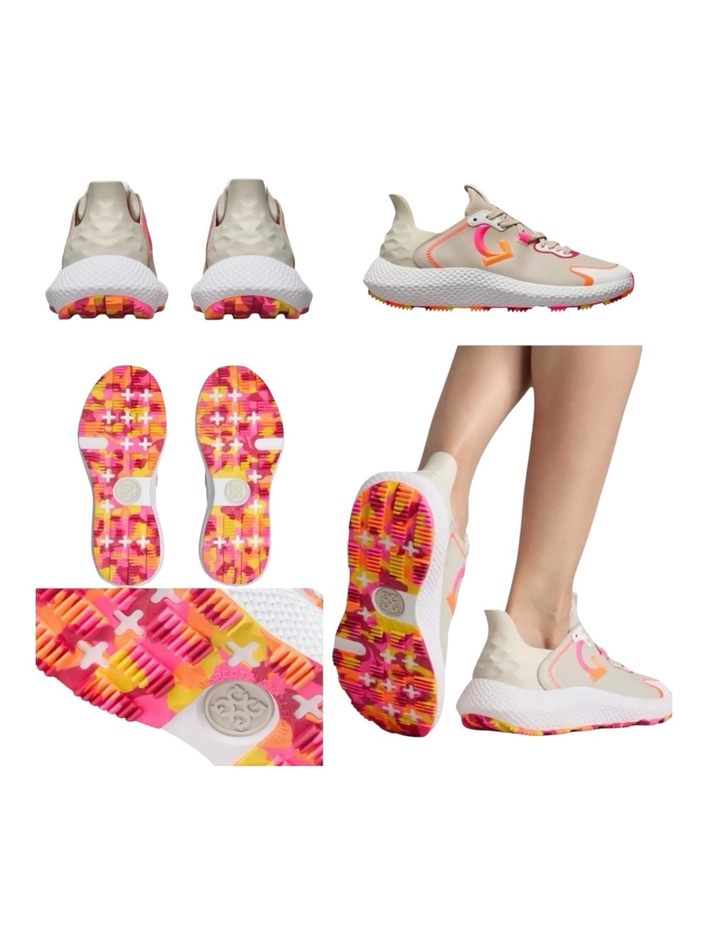 G/FORE Waterproof Womens MG4X2 Hybrid Cross Trainer Golf Shoes size 8 NIB